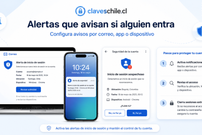 Cómo activar alertas de inicio de sesión en tus cuentas