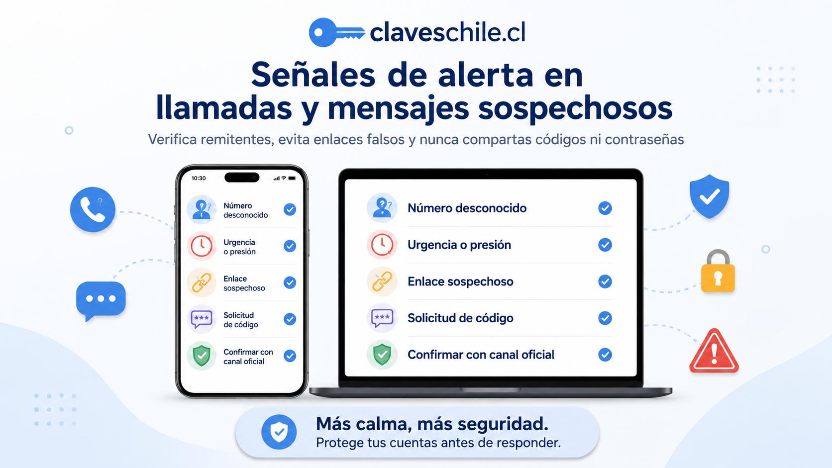 Cómo actuar frente a una llamada sospechosa