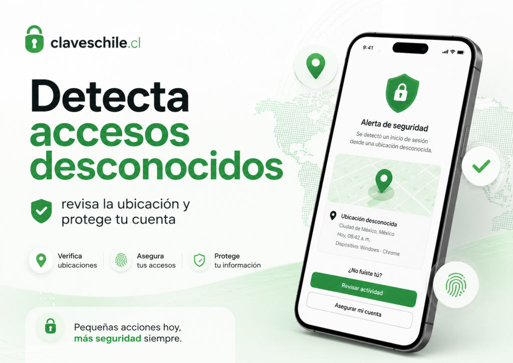 Cómo actuar si aparece una ubicación extraña en tu cuenta