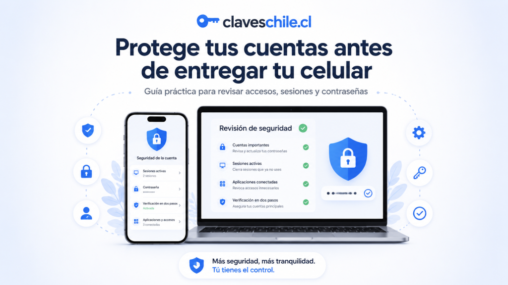 Cómo cambiar contraseñas después de vender o prestar un celular
