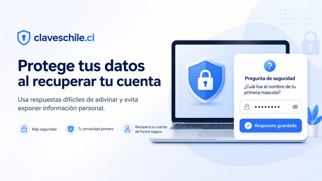 Cómo configurar una pregunta de seguridad sin exponer datos