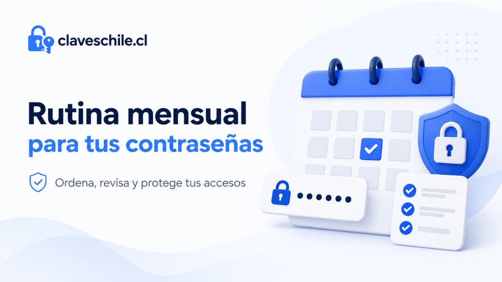 Cómo crear una rutina mensual para cambiar contraseñas