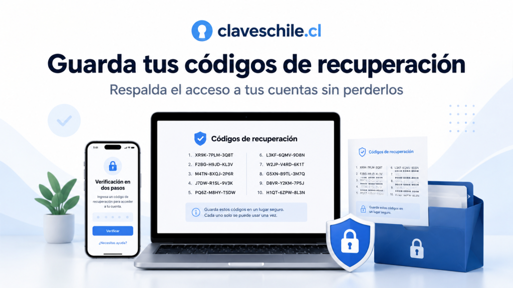 Cómo guardar códigos de recuperación sin perderlos