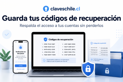 Cómo guardar códigos de recuperación sin perderlos