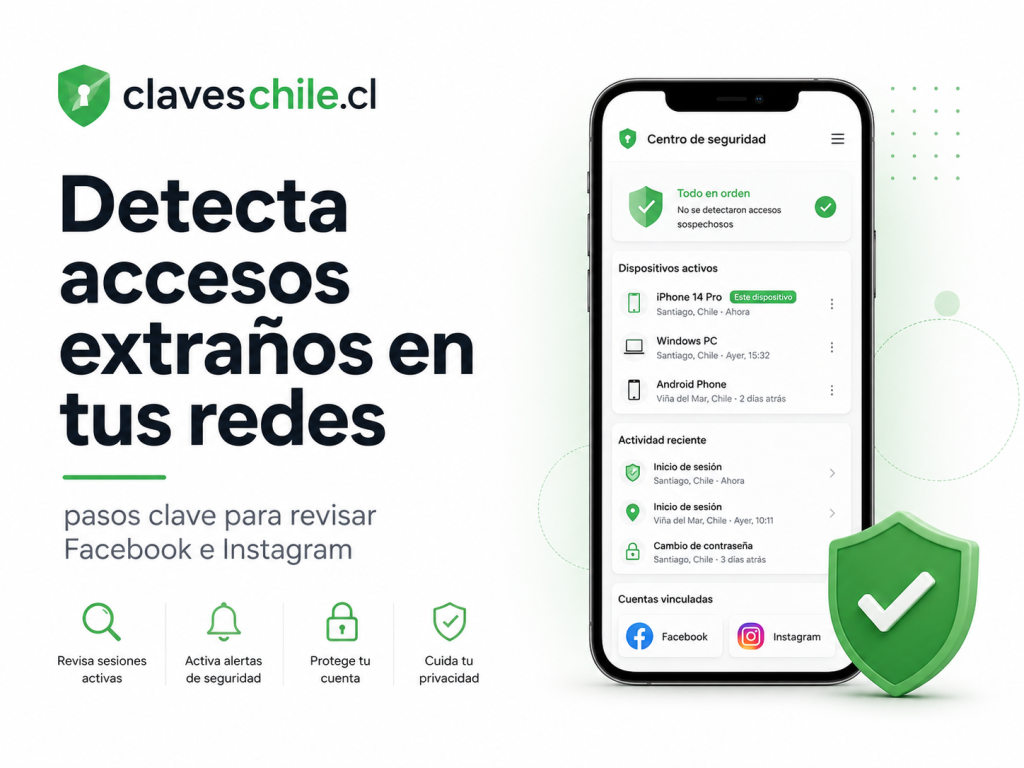 Cómo proteger Facebook e Instagram de accesos raros