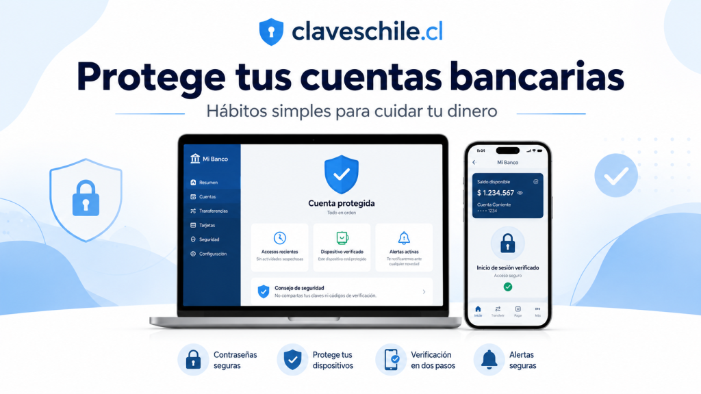 Cómo proteger cuentas bancarias con pasos básicos