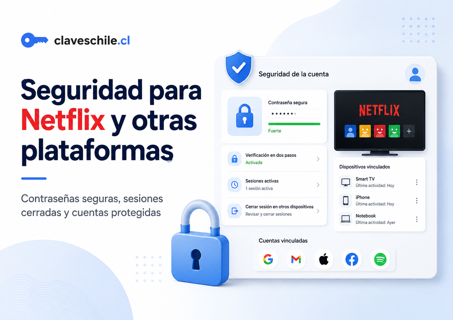 Cómo proteger el correo asociado a Netflix y otras plataformas