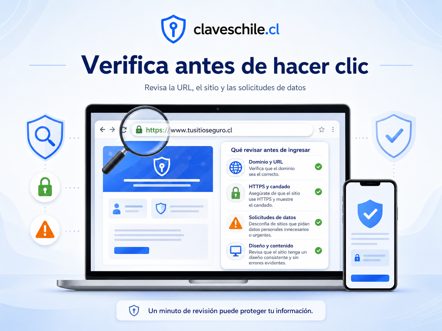 Cómo reconocer estafas comunes que usan páginas falsas
