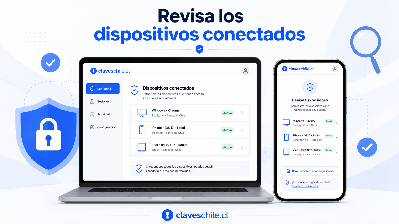 Cómo revisar dispositivos conectados a tu cuenta