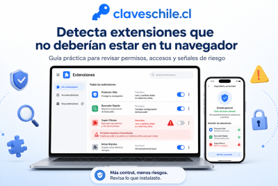 Cómo revisar extensiones sospechosas del navegador