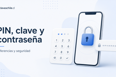 Diferencia entre PIN, clave y contraseña