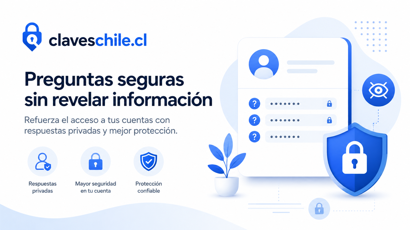 La regla principal para responder preguntas de seguridad