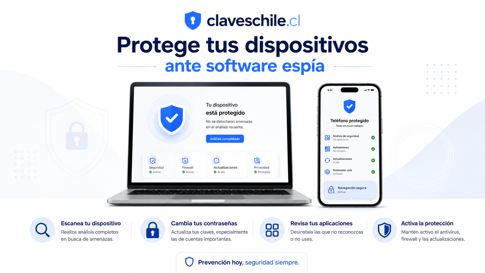 Primeros pasos si sospechas de keylogger o spyware