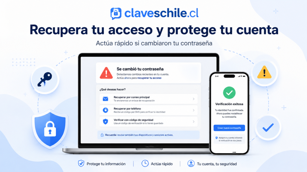 Qué hacer si alguien cambió la contraseña de tu cuenta
