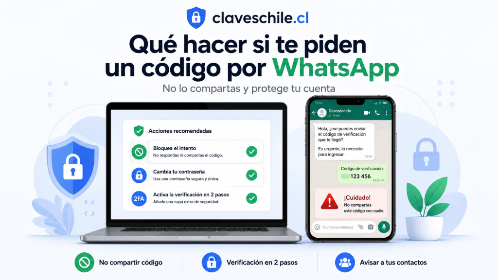 Qué hacer si te piden un código por WhatsApp